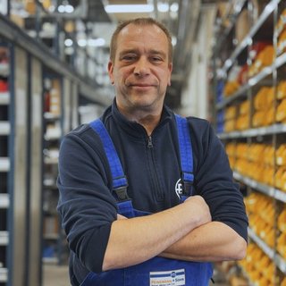 Porträt von René Sprenger, Lagerlogistik bei Peinemann + Sohn in Bremen