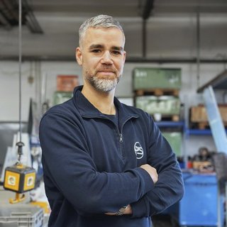 Porträt von Helge Marienhoff, Projektleiter bei Peinemann + Sohn in Bremen